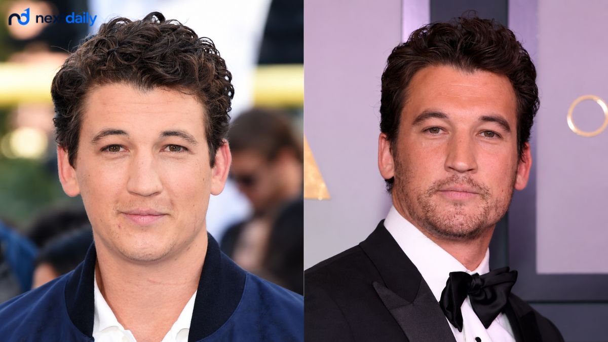 Miles Teller, American actor known for Whiplash and Top Gun: Maverick.