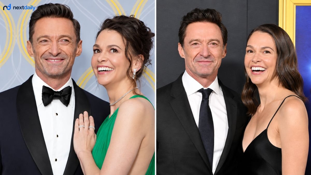 Hugh Jackman and Sutton Foster