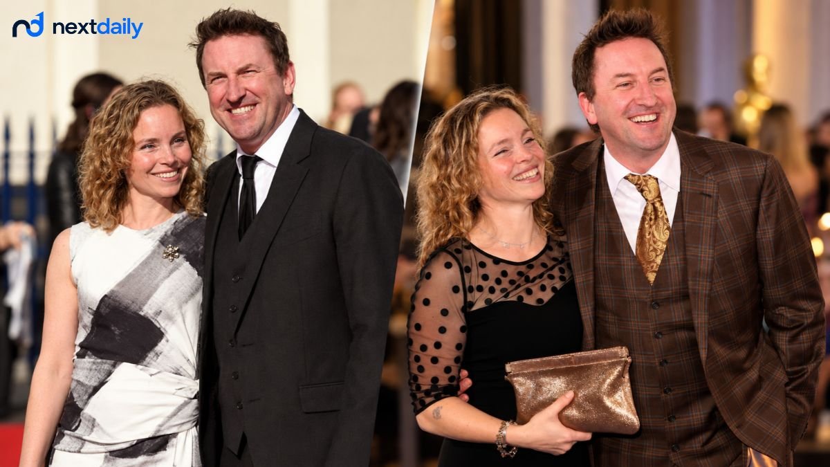 Lee Mack and his wife, Tara McKillop.